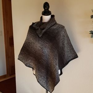 Tweed Poncho one size fits all